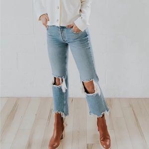 Free People - We the Free distressed jean
